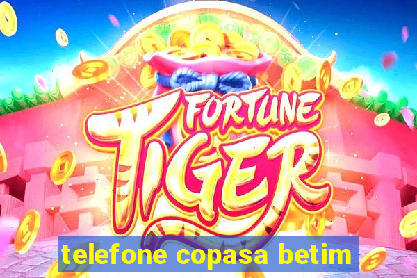 telefone copasa betim